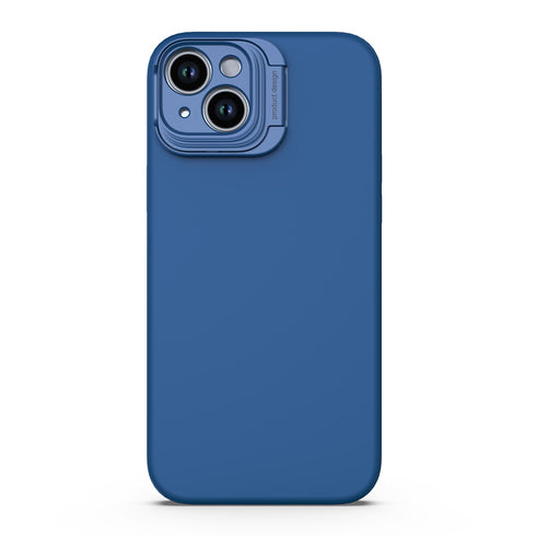 Uunique London iPhone 15 Plus/14 Plus Uunique Liquid Silicone MagSafe Stand Case - Blue